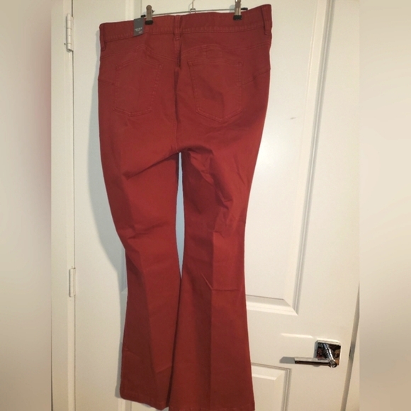 Torrid Red Flare Jeans - Picture 3 of 14